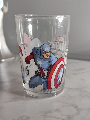 Verre super heros avengers