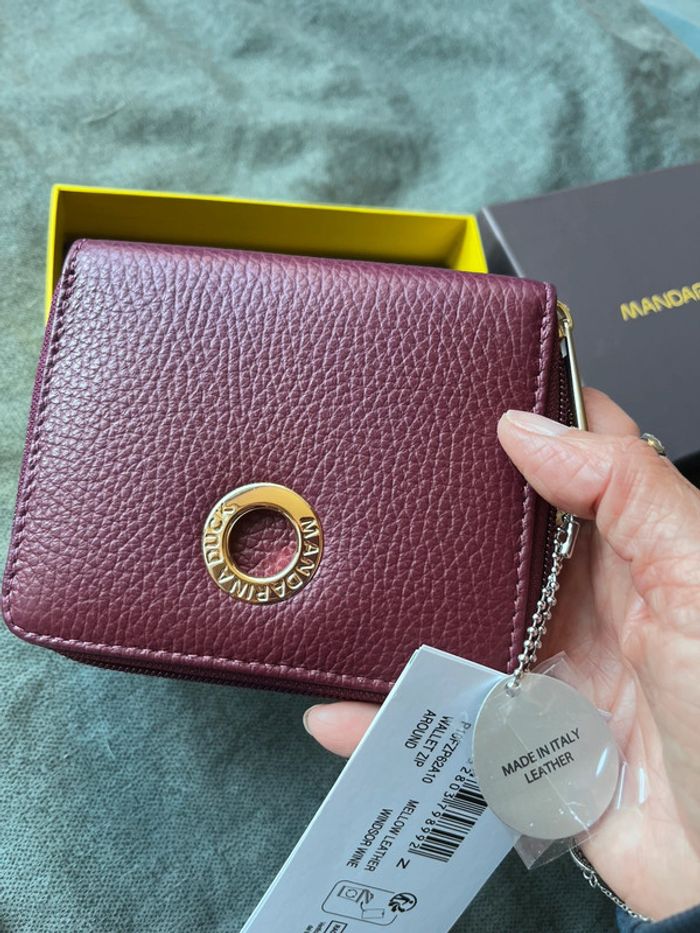Portefeuille Mellow Leather Wallet Mandarina Duck - photo numéro 8
