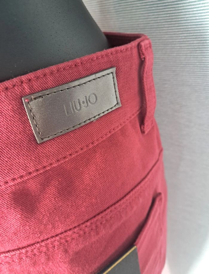 Liu Jo jean bordeau T.36/38 neuf - photo numéro 8