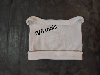 Bonnet Chat bleu ciel