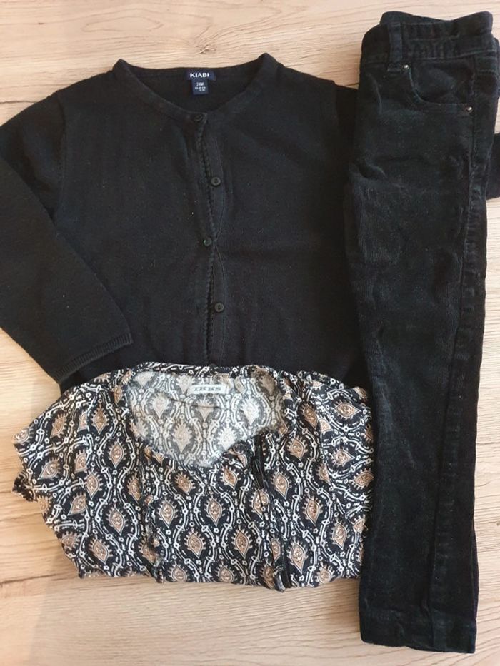 Ensemble ikks/okaidi/kiabi 2ans