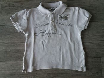 Polo manches courtes 3 Pommes taille 2 ans