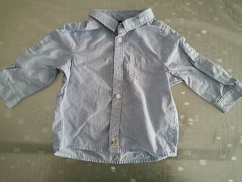 Chemise bébé bleu