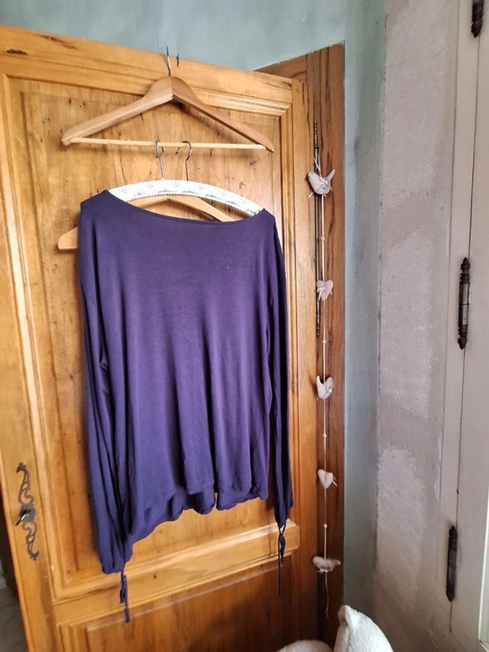Haut  bohème grande taille T 50 - photo numéro 10