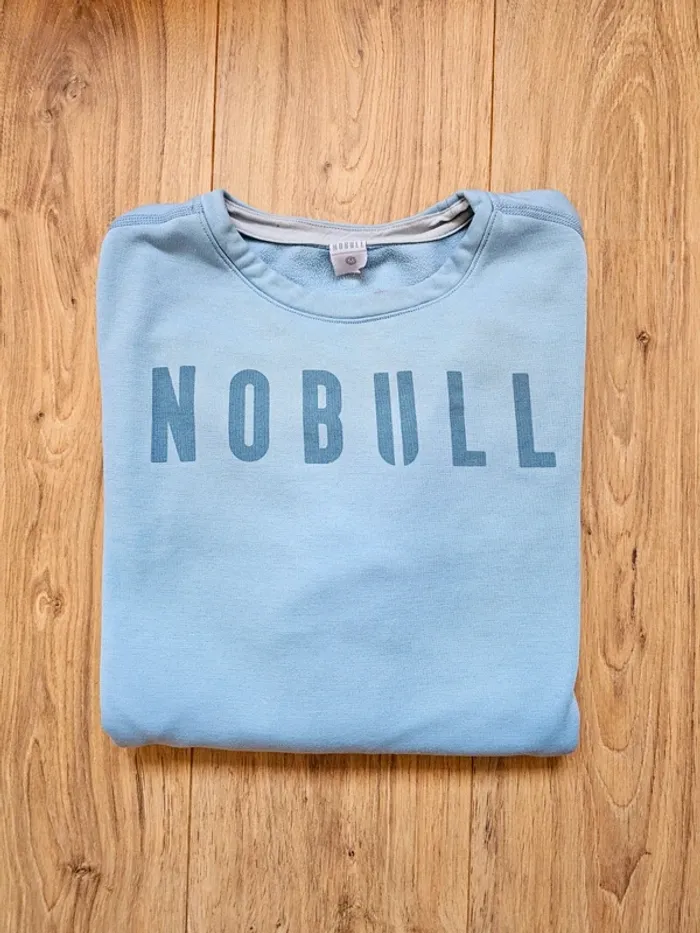 Pull Nobull bleu ciel M femme