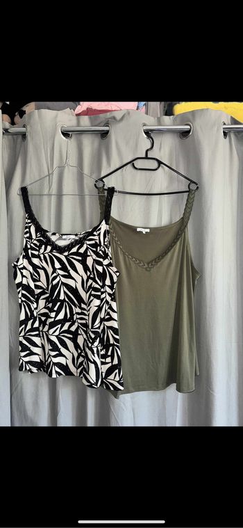 Lot de 2 débardeurs la  Halle