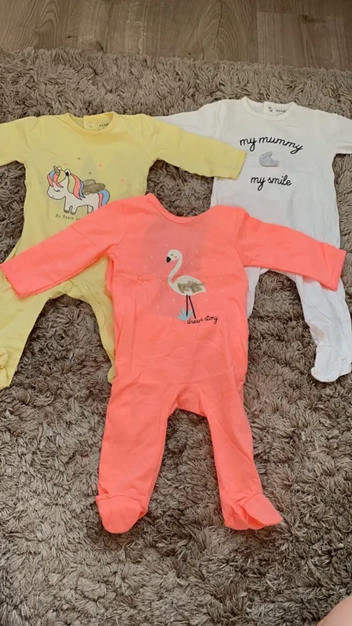 Lot 3 pyjamas fille
