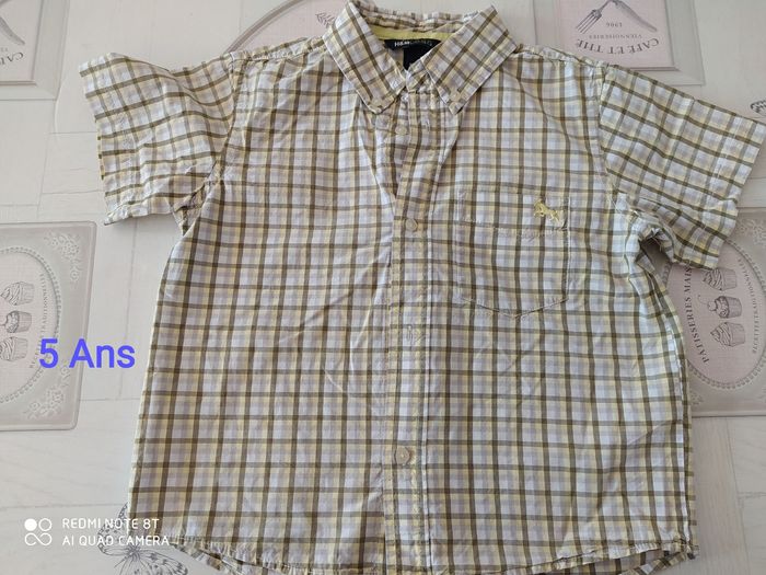 Chemise manches courtes 5 ans