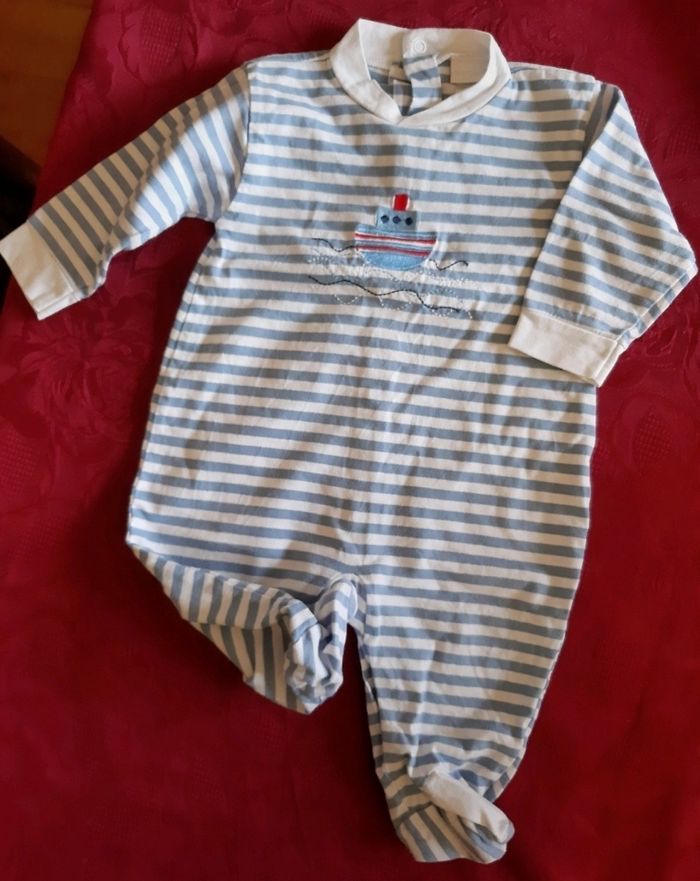 Grenouillère type marin Linvosges 3M