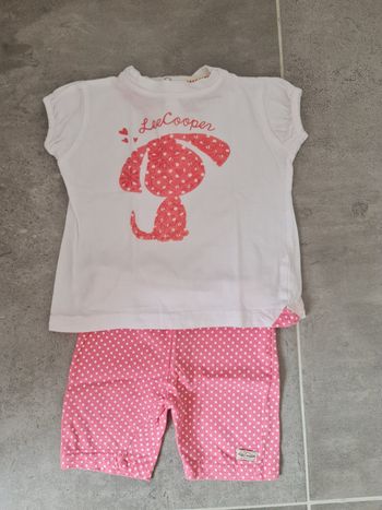 Ensemble chien Lee Cooper 12 mois