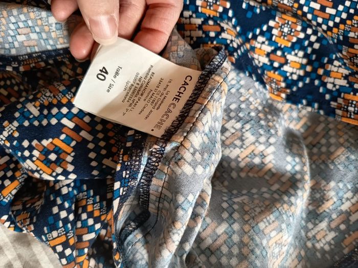 Jupe courte façon portefeuille imprimé wax - photo numéro 6