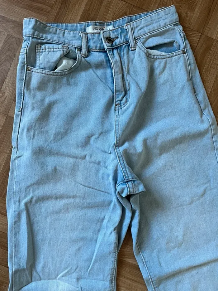 Pantalon jean bleu See See - photo numéro 2