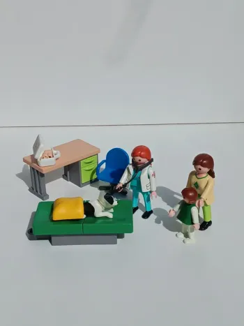 Lot figurines playmobil chez le vétérinaire