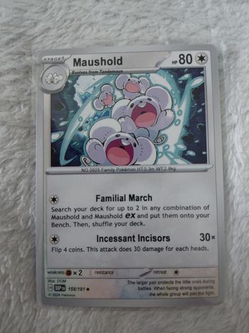 Carte Pokemon Maushold