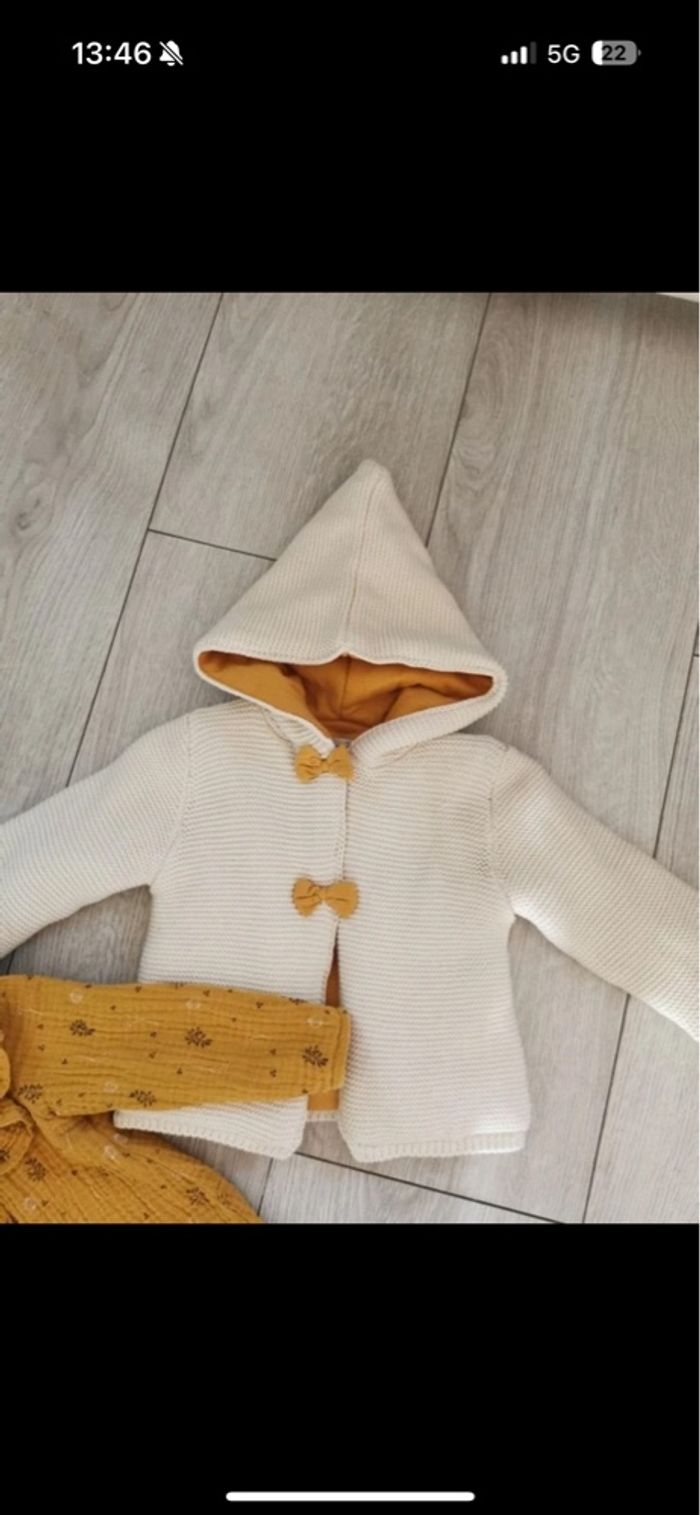 Ensemble fille 6mois