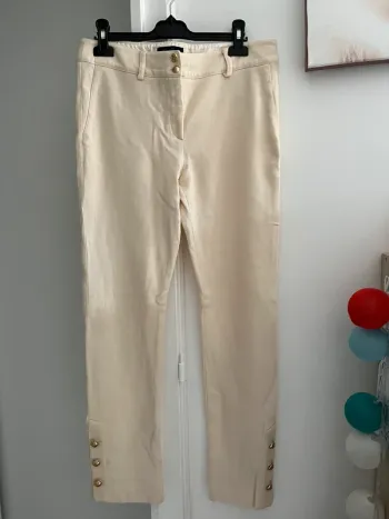 Pantalon couleur crème Luisa Spagnoli T40 Très bon état