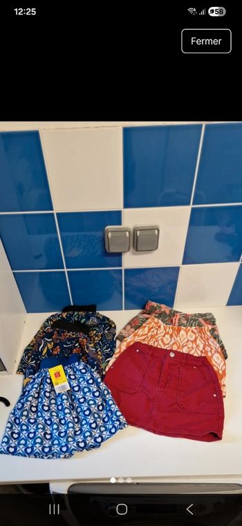 Lot jupes et shorts