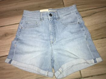 Short court salsa bleu clair 34
