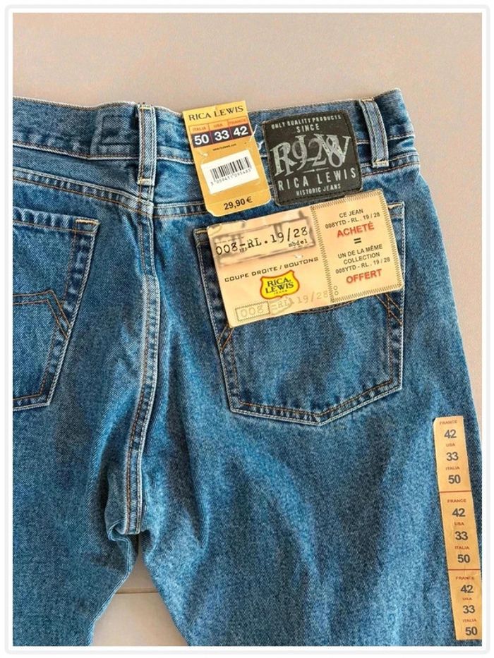 Jeans homme 42 neuf, Rica Lewis - photo numéro 4