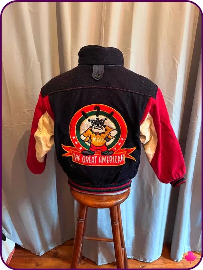 Veste vintage bomber custom "The Great American" C&A - photo numéro 3