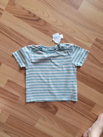 tee shirt okaidi 2 ans bleu