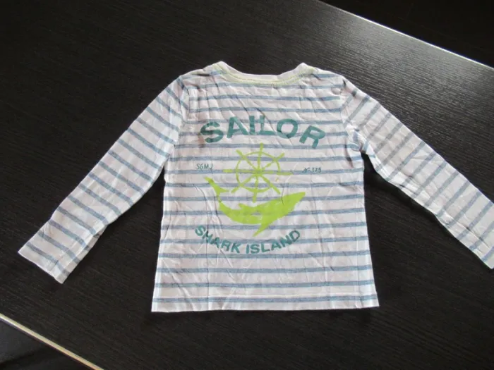Tee-shirt manches longues garçon 4 ans Sergent Major - photo numéro 3