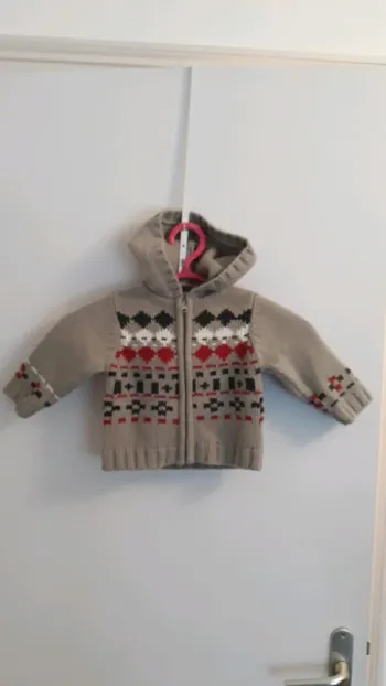 Gilet zippé à capuche