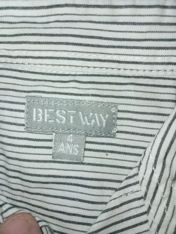 Chemise manche longue 4ans - photo numéro 2