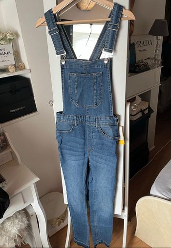 Salopette en jean denim bleu  H&M T36 neuve 💙