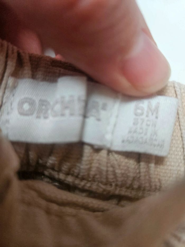 Lot de 2 pantalons taille 6 mois - photo numéro 5