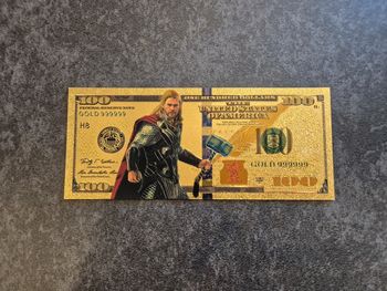 Billet OR à collectionner Thor Marvel
