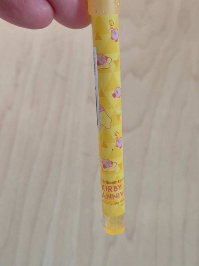 Stylo gel Kirby 25th anniversary jaune - photo numéro 2