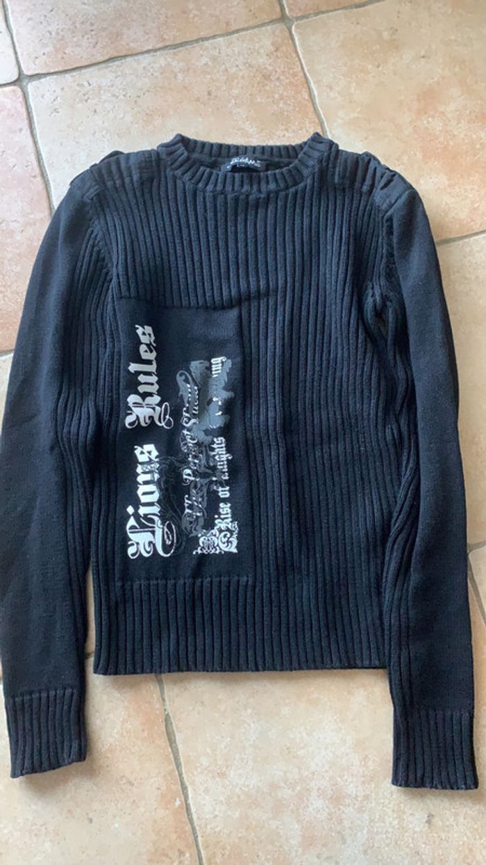 Pull Overgame noir en 14 ans