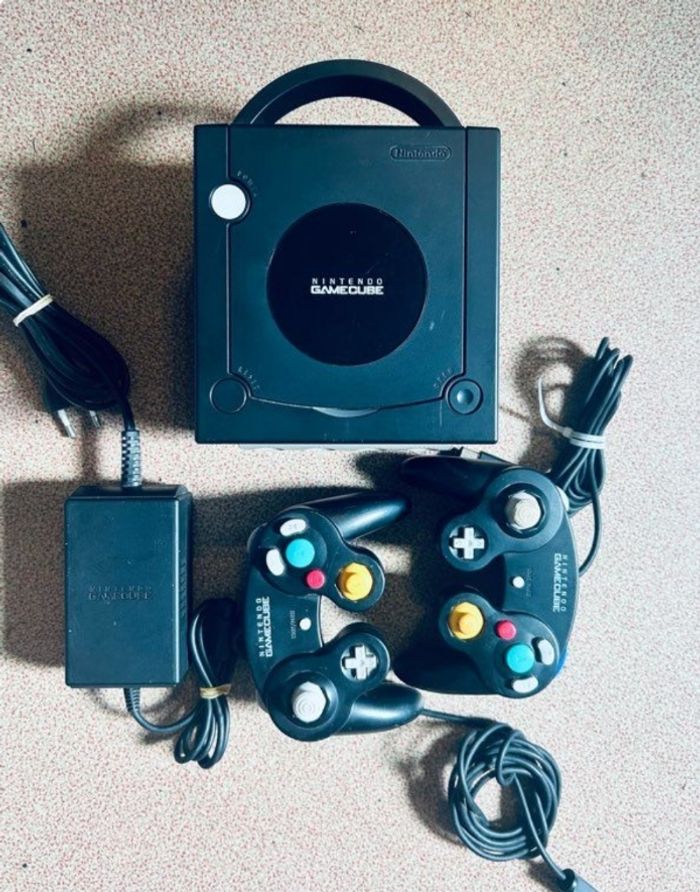 Nintendo Gamecube Noir 2 Manettes