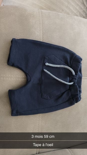 Pantalon 3 mois tape à l'oeil