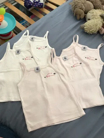 Lot de 5 Débardeur, petit bateau, 2 ans