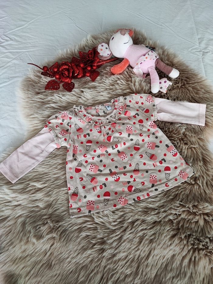 Ensemble beige glace 3 mois - photo numéro 2