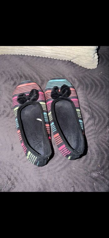 Chaussons rayés