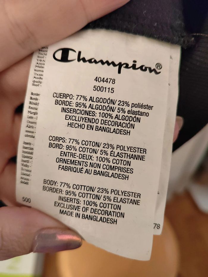 Robe sweat enfant Champion t. Large / 11/12 ans - photo numéro 5