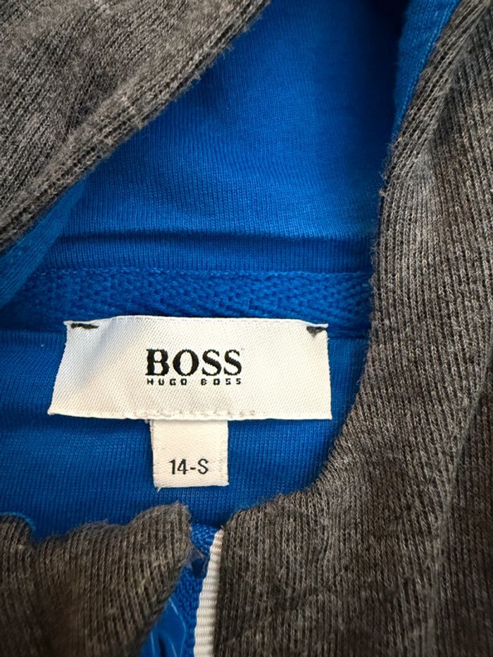 Sweat à capuche avec zip Hugo Boss Taille 14 ans - photo numéro 5