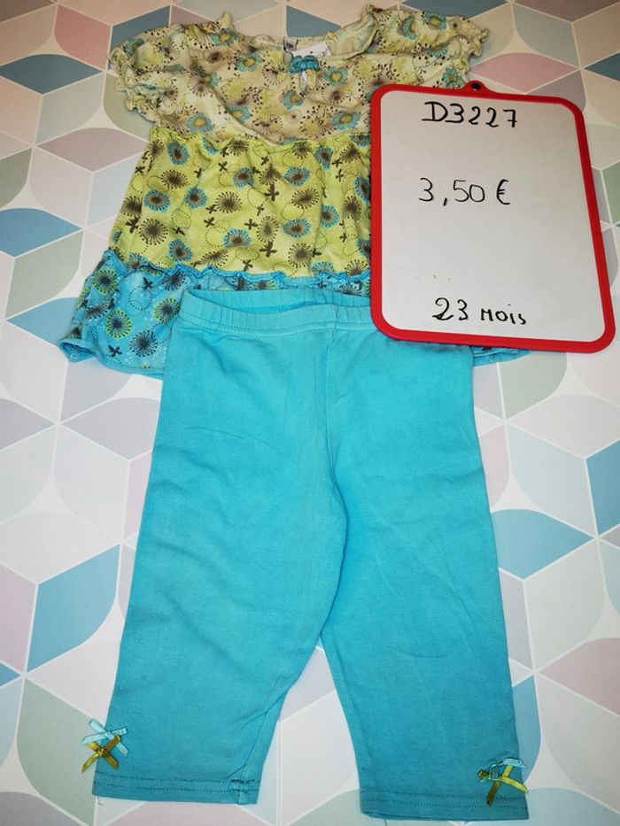 D3227 - ensemble fille 23 mois