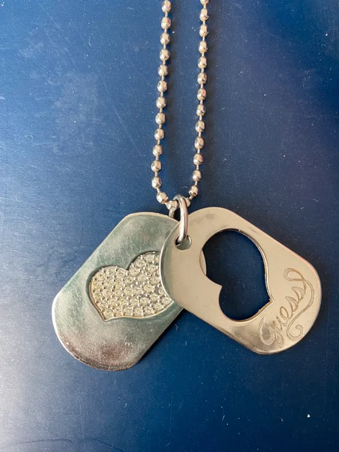 Collier Guess argenté - photo numéro 4