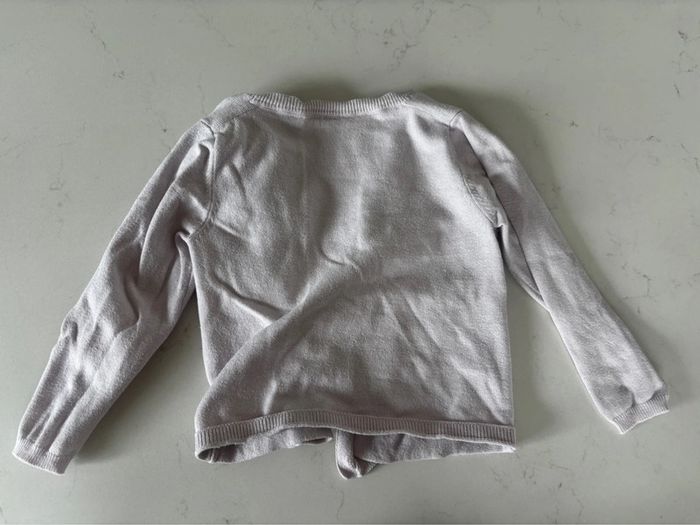 Gilet rose bébé fille - photo numéro 3