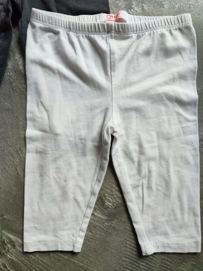 Lot de 2 leggings courts 24 mois - photo numéro 2