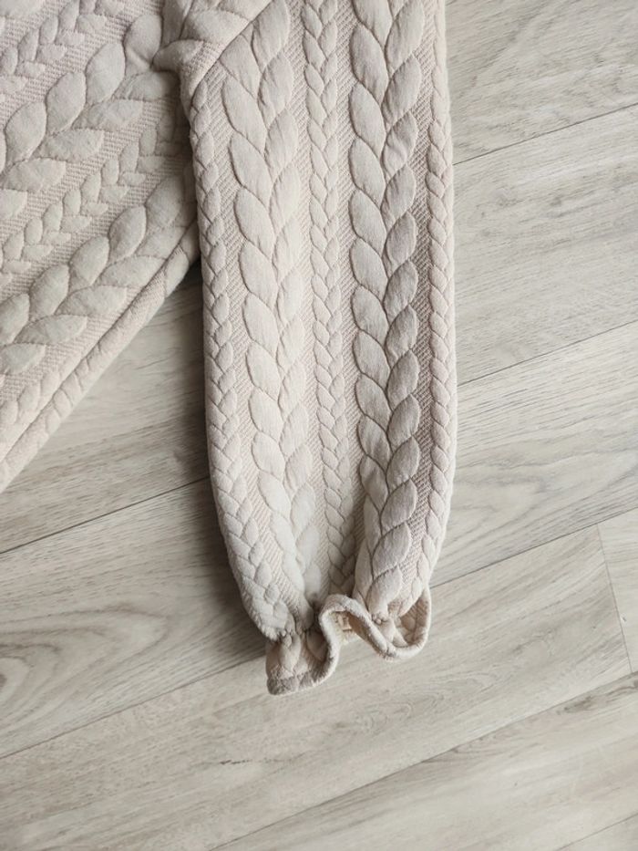 Ensemble Alix beige col broderie 24/36mois - photo numéro 4