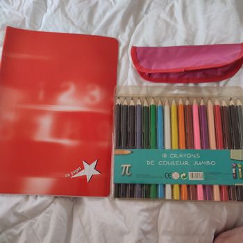 Lot trousse rose