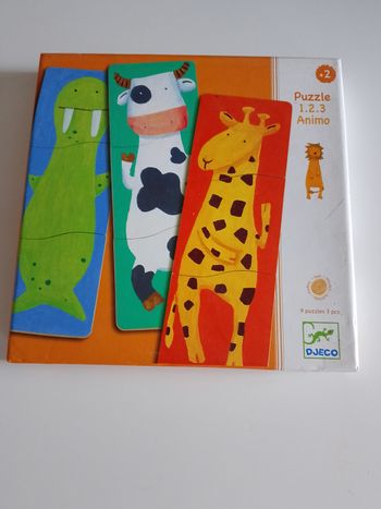 Puzzle 1.2.3 animo Djeco complet 