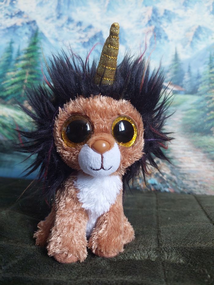 Peluche Lion/licorne TY - photo numéro 4