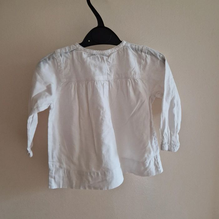 18 mois chemisier blanc - photo numéro 3