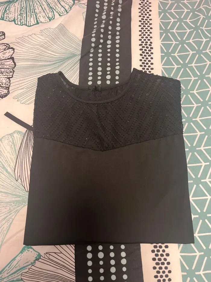 Top femme sans manche transparent XL shein curvy très bon état